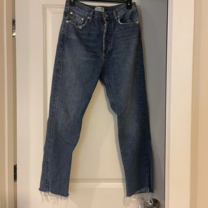 Agolde High Waisted Straight Leg Jeans - Size 26